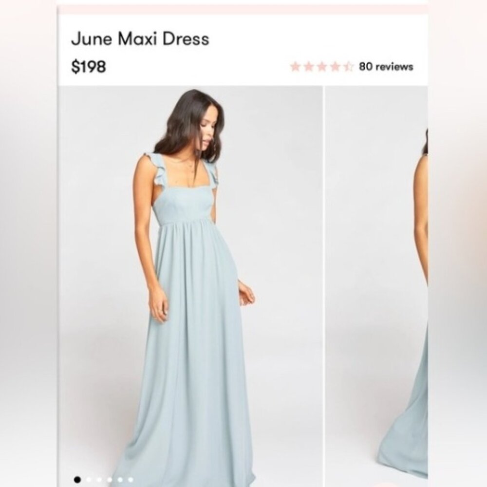 Show Me Your Mumu June Maxi Dress in Silver Sage Crisp